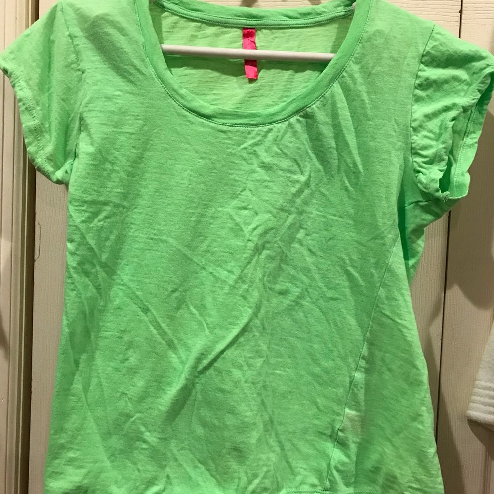 Neon Green T-Shirt; LARGE/SMALL